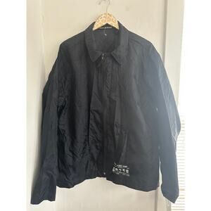 DKNY Men's Black Lightweight Full Zip New Jacket | Size XXL